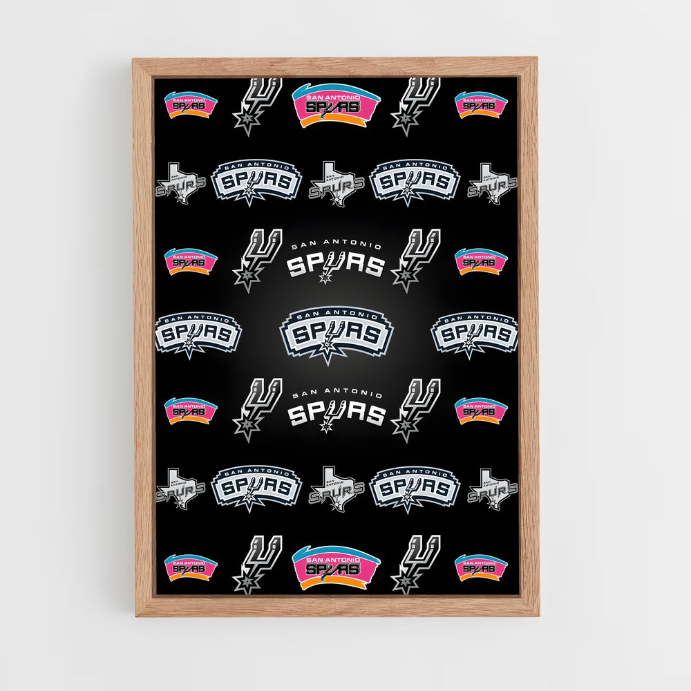 Poster San Antonio Spirit – affiche Basketball (vue 4)